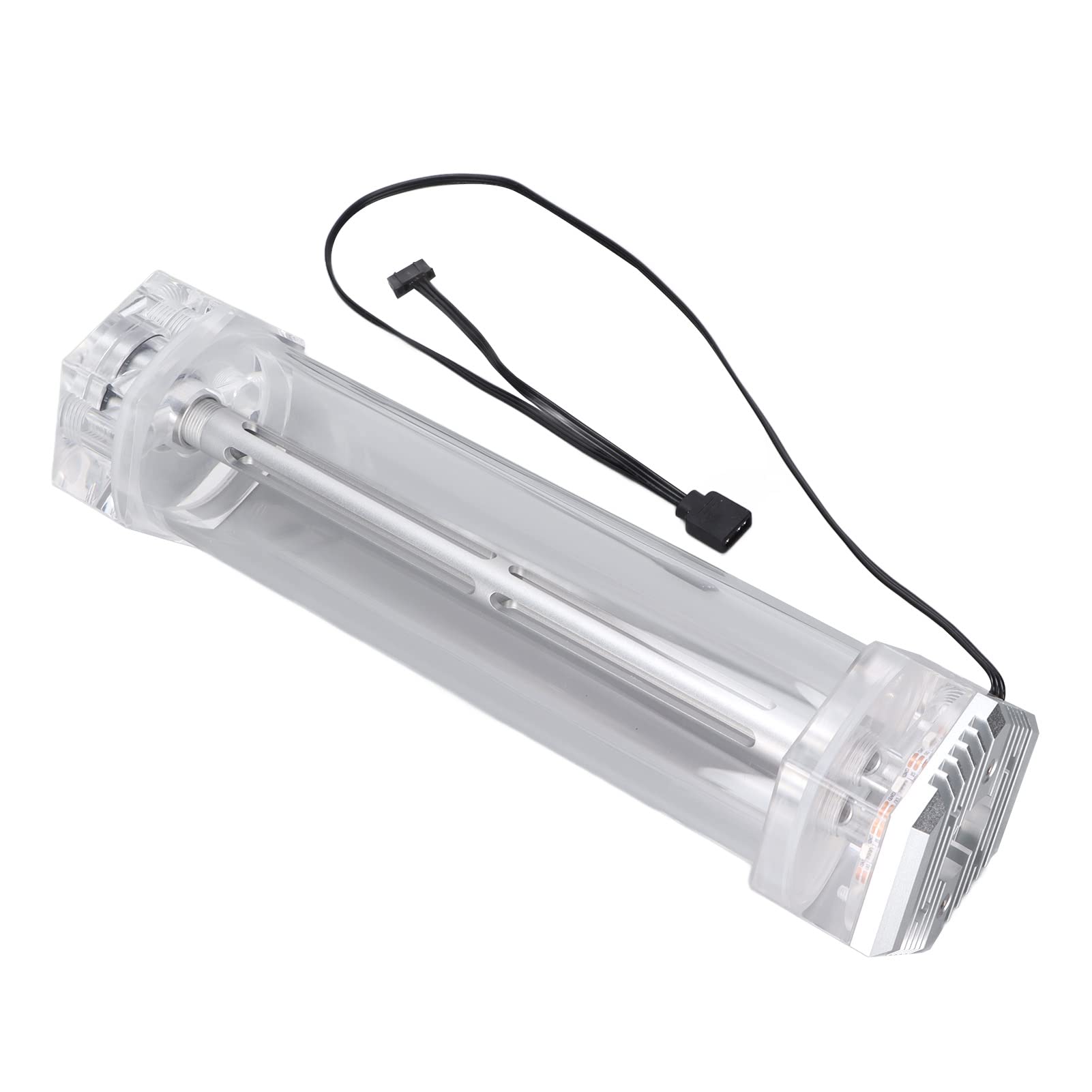 Refrigeración por Agua 392ml, Enfriador Líquido de CPU con Diseño Totalmente Abierto, Kit de Refrigeración Líquida con Rosca G1/4in de 60 mm de Diámetro para Sistemas de