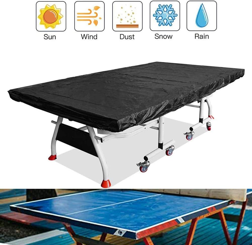 XYWN Table Tennis Table Cover, Waterproof Dustproof Weather