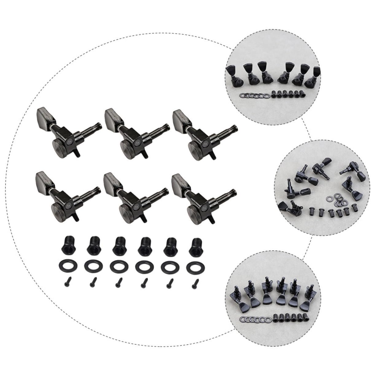 TOYANDONA 1 Set Perno de Afinación para Instrumento Perno de Guitarra Folk Accesorio de Afinación Fácil Uso Fijación Cuerdas Práctica para Principiantes y Amantes
