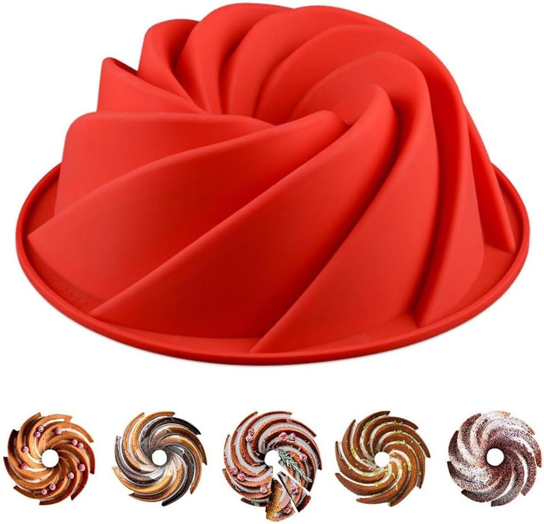 bundt cake pan, NonStick Cake Pans for Baking, Heavy Duty