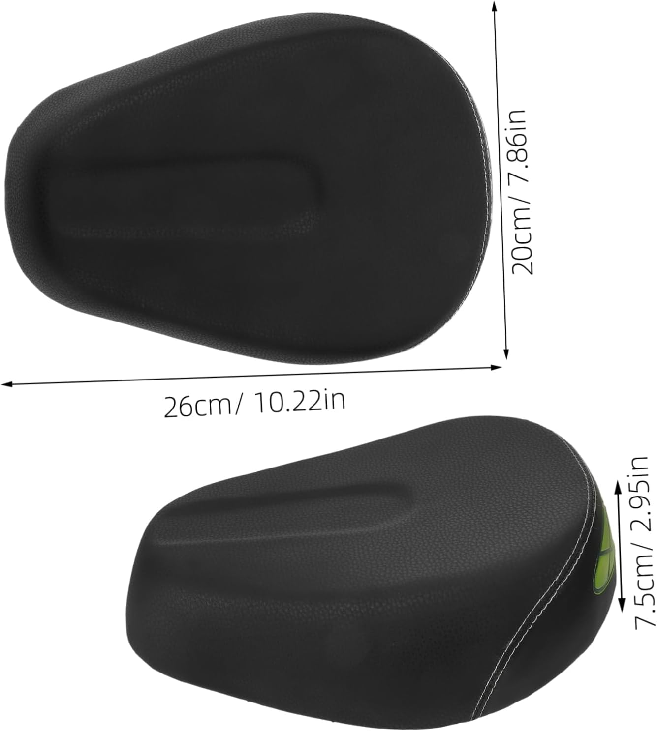 Kisangel Electric Bike Seat Cushion Comfortable Saddle Extra Padding for Rides Fit Electric Accessory Easy Installation
