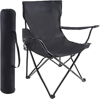 Camping Chair Portable Camping Chair Outdoors Folding Chair Lightweight Camping Chair Lawn Chair Patio Chair for Camping Fishing Picnic BBQ Outdoor Chair