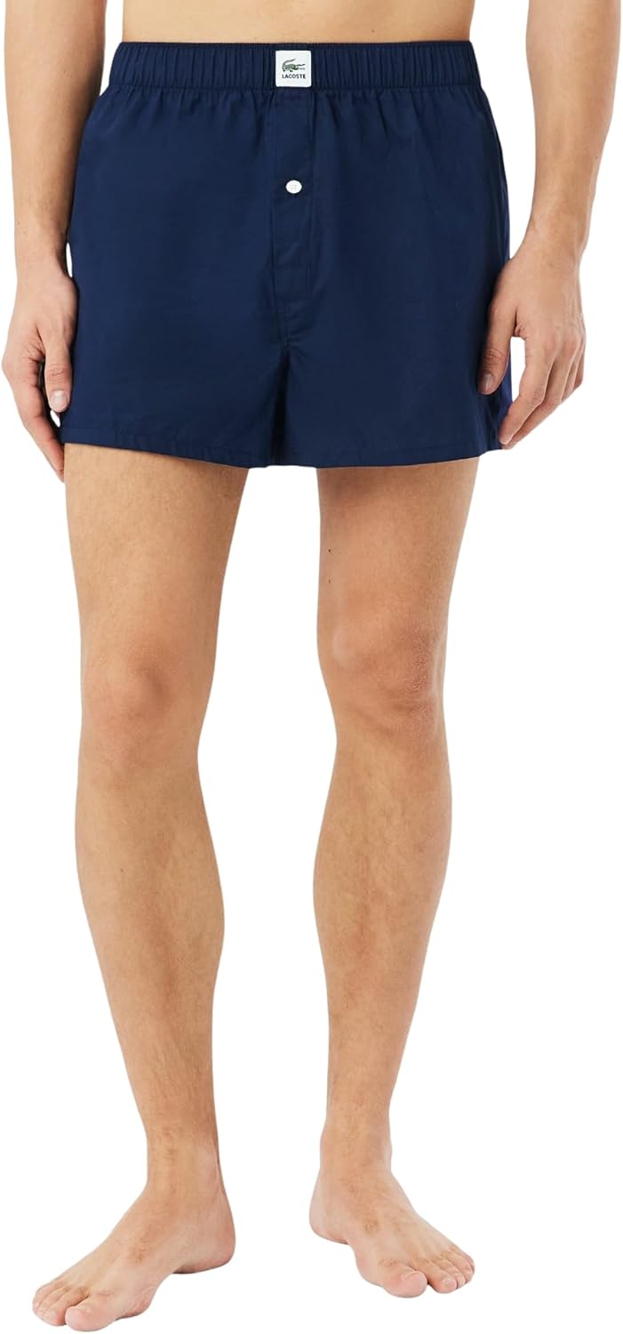 Lacoste Men's Cotton Poplin Boxers
