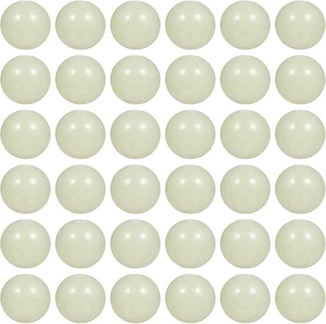 Healifty Pack of 200 Glow in the Dark Beads with Hole Acrylic Beads for Jewellery Making Bracelets Necklace DIY Craft Beads 10 mm