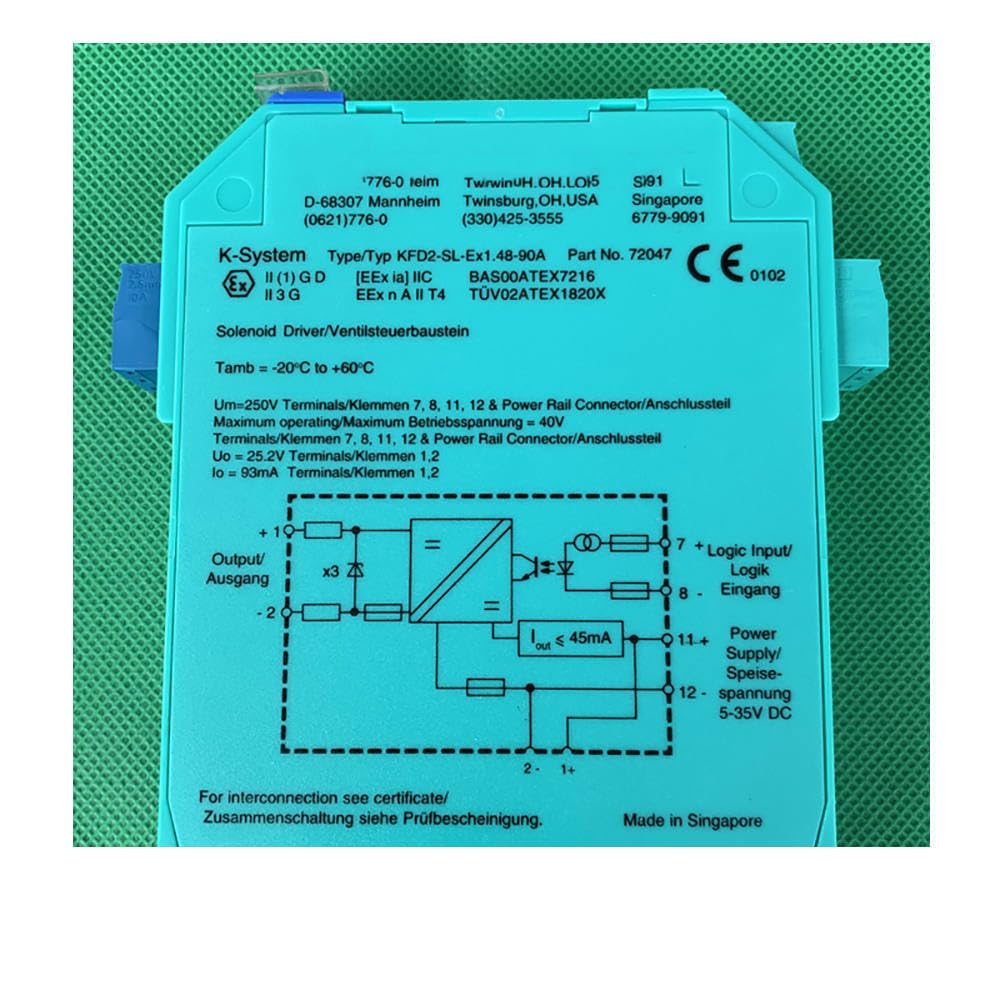 for PEPPERL+Fuchs KFD2-SL-Ex1.48-90A