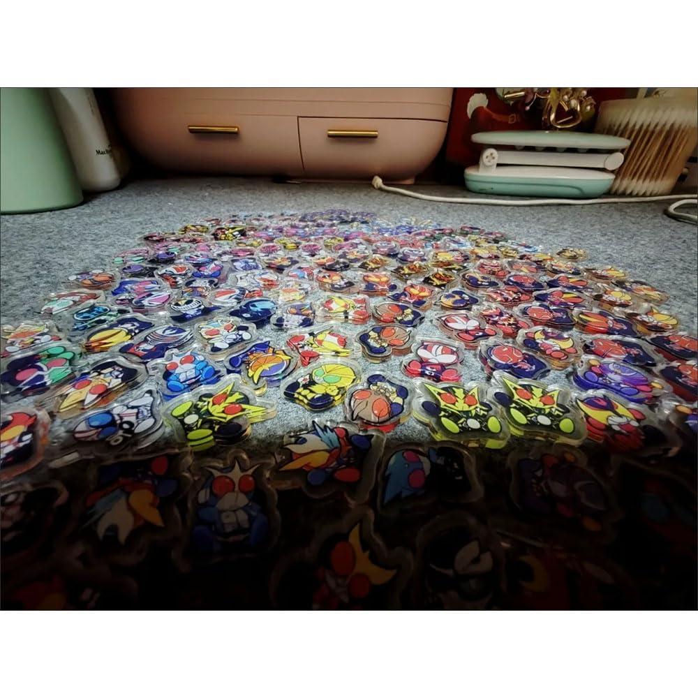 Amazon.co.jp: 仮面ライダー デコパーツ アクリルパーツ2cm カボション