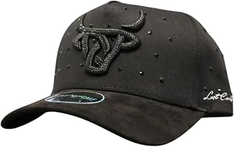 LOST CALF 5 Stars Black A Frame Adjustable Snapback Cap Hat