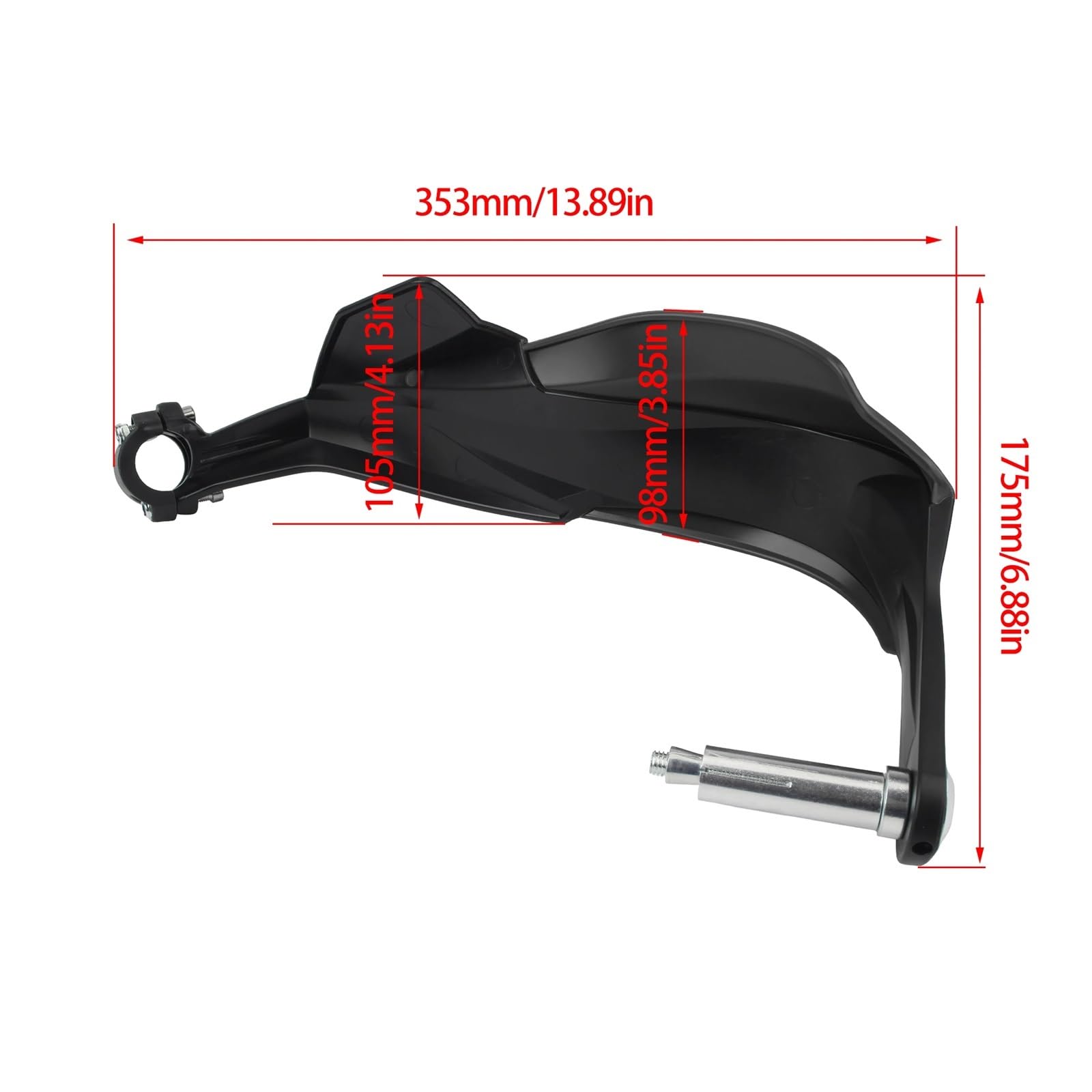 Ochraniacze dłoni Pasuje do HONDA YAMAHA SUZUKI osłona dłoni motocykla Protector akcesoria osłony(Orange)