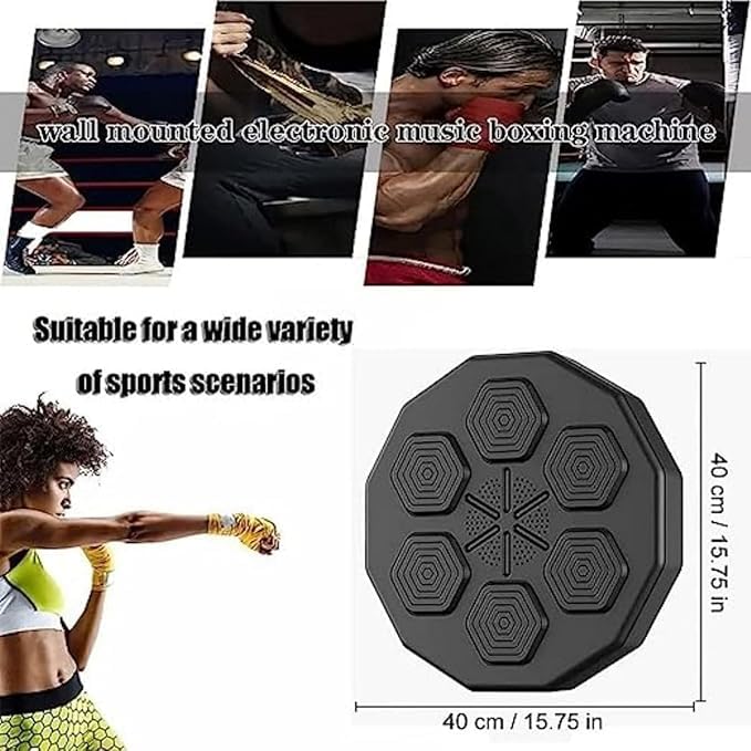 Maszyna bokserska naścienna z muzyką, sprzęt do wykrawania USB do domowego fitnessu, ćwiczeń i zabawy