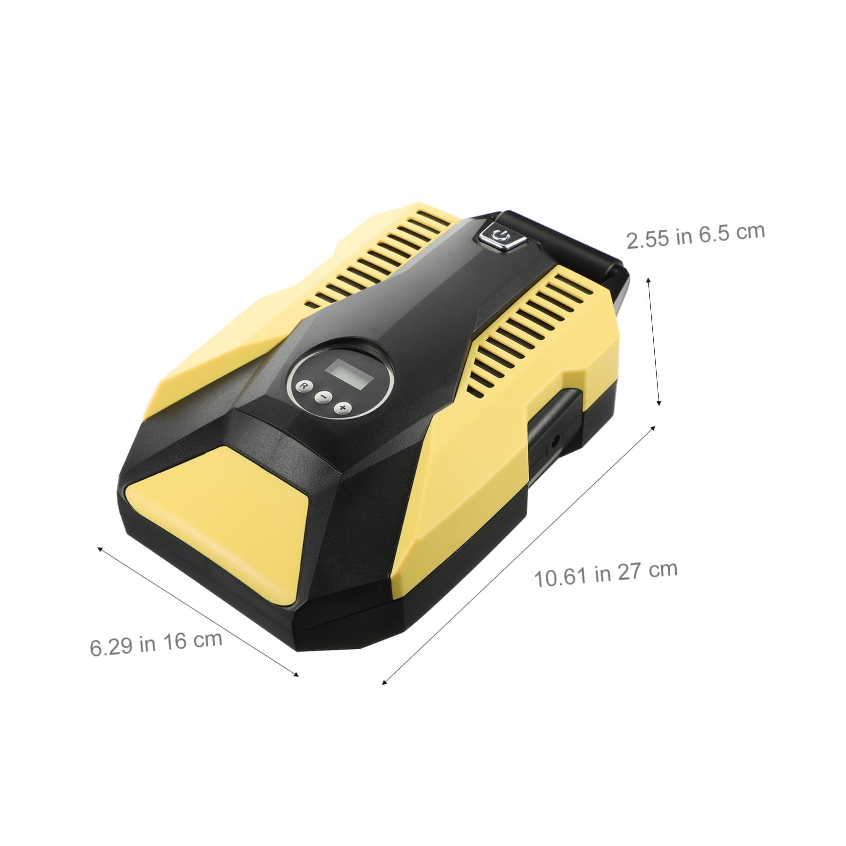 Zerodeko Inflador Portátil Bomba de Aire Abs y Cobre y Parada Automática con Pantalla Digital para Inflado Rápido y para Neumáticos de Coche