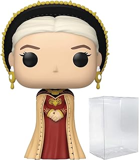 POP House of Dragon - Rhaenyra Targaryen Funko Vinyl Figure (Bundled with Compatible Box Protector Case), Multicolored, 3.75 inches