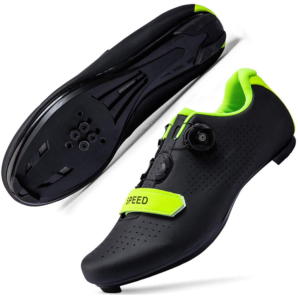 Cycling Shoes for Men Women Luminous Road Cycling Shoes Riding Shoes Peloton Shoes Breathable Cleat Compatible SPD Look Delta Indoor Cycling Shoes-image-5