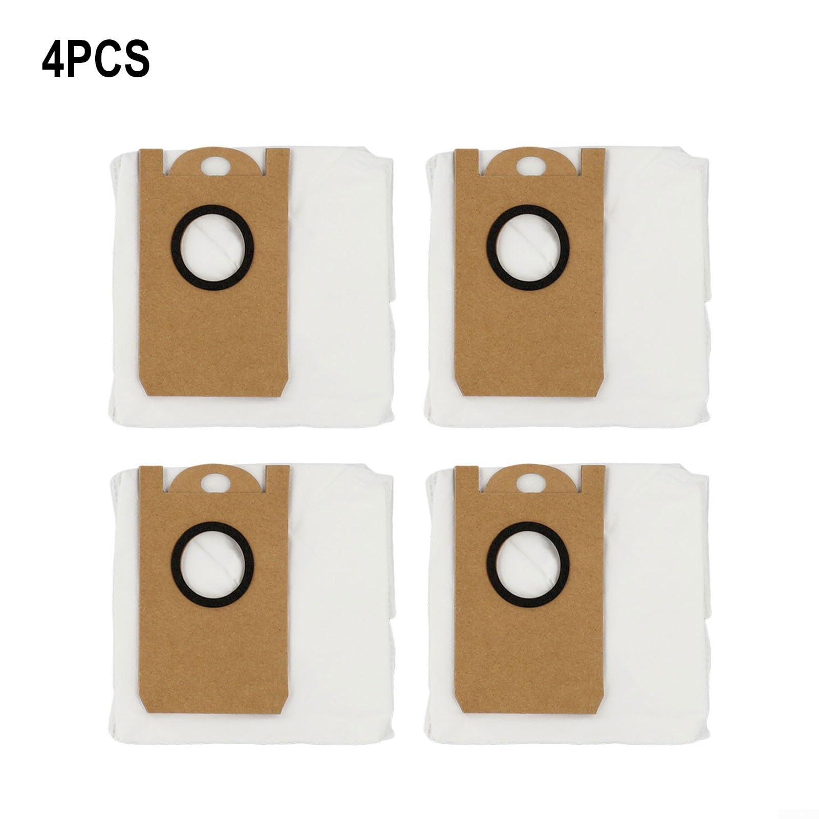 Set 4 Sacchetti HEPA Per Cecotec Conga X50 – Filtrazione 3 Micron, Chiusura Ermetica Per Robot Aspirapolvere