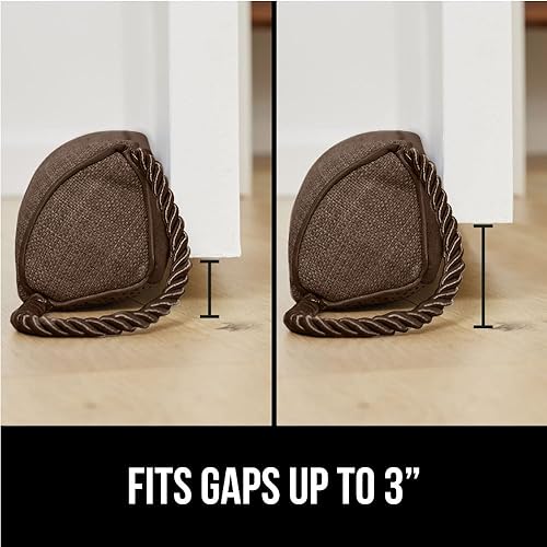 Miniatura 3 de Gorilla Grip Tope de corriente de puerta resistente, 38 pulgadas, bloquea el ruido del viento del aire frío y caliente para huecos de hasta 3