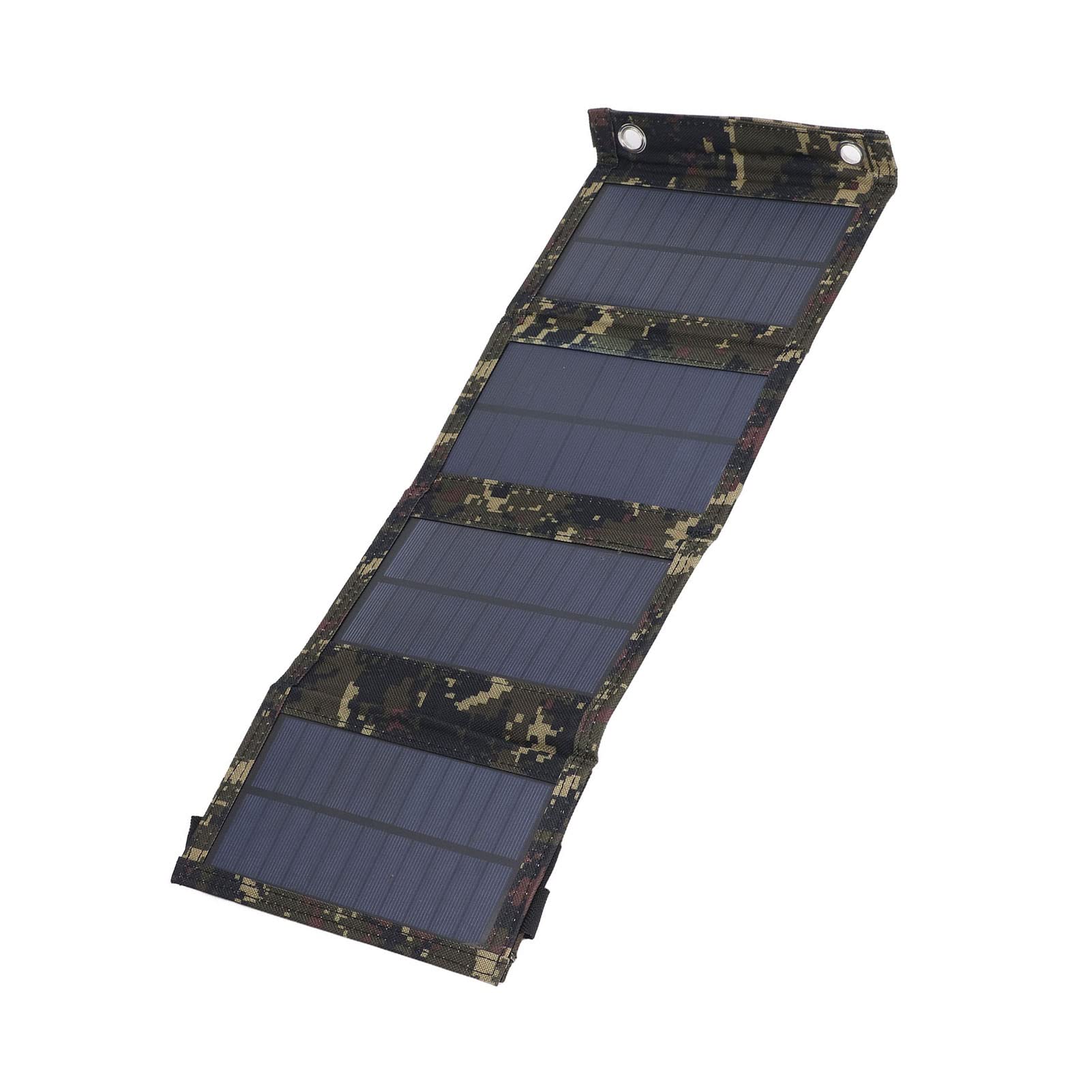 Panel de Cargador Solar Plegable de 5V Plegable 10W 5V, Cargador de Paneles solares Plegables, Tablero de Cargador Solar monocristalino de silicio para Acampar y Viajar (Black) (Green)