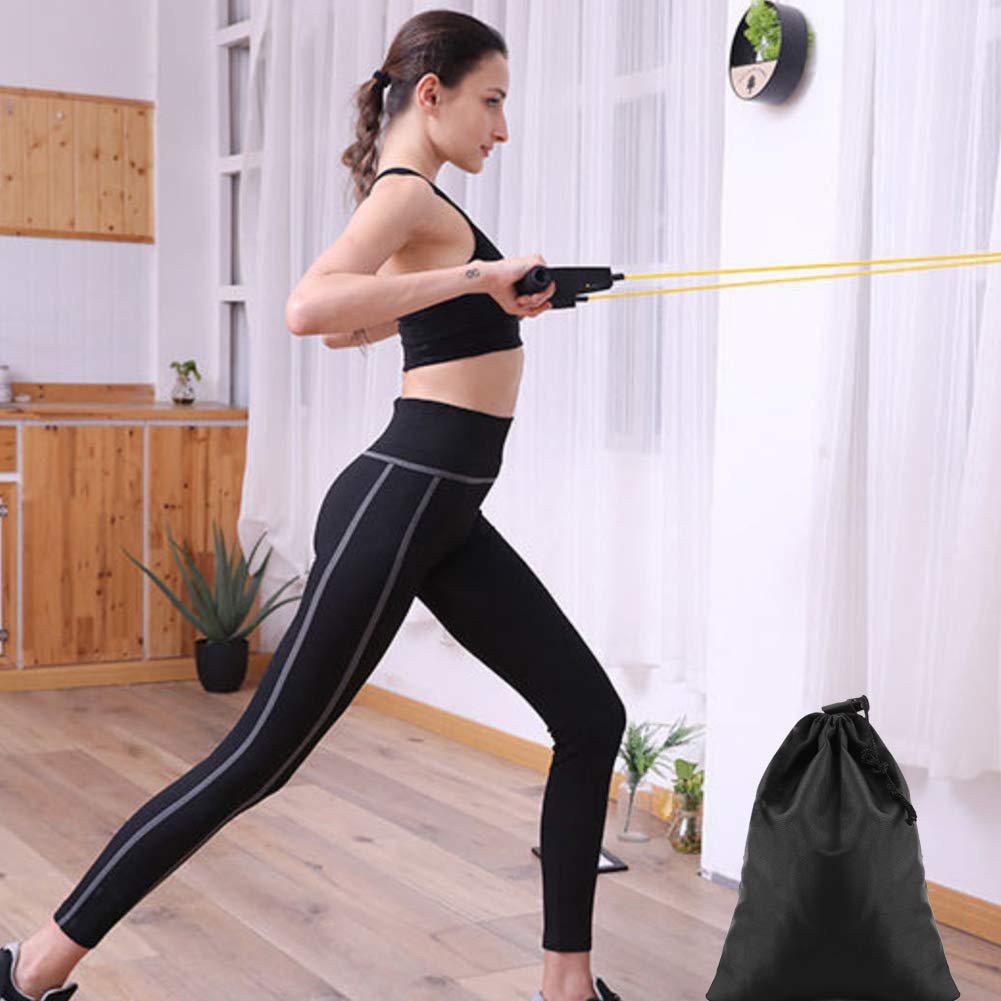 Widerstandsband Mit Griffen – 5 Stärken, 139,7 Cm, TPE-Material, Inkl. Türanker & Anleitung