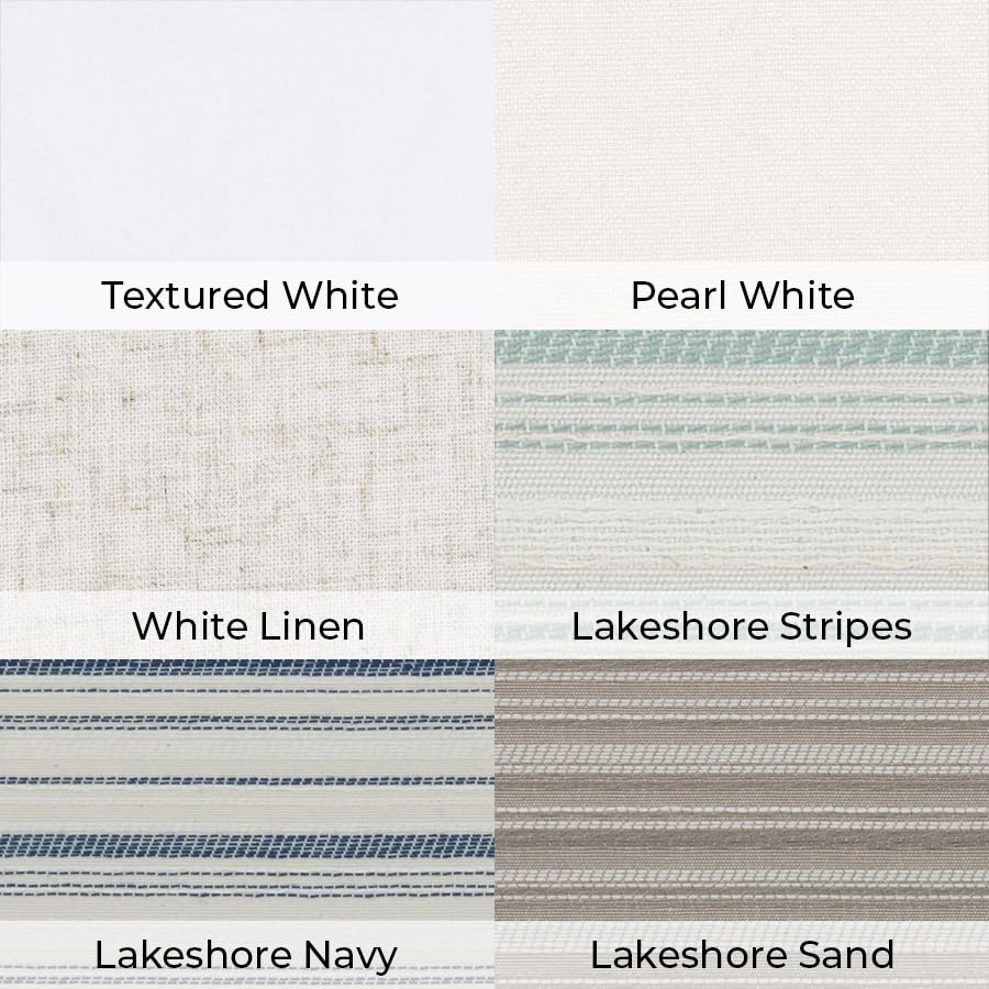 SelectBlinds Roman Window Shades Classic, Fabric | Light Filtering Liner, Sample Kit