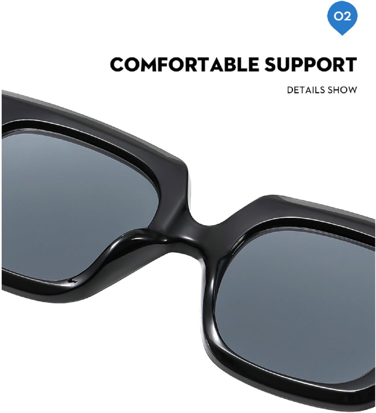 Fashion Oversized Women Square Sunglasses Vintage Leopard Brown Shades UV400 Trendy Men Black Sun Glasses N45 - Image 7