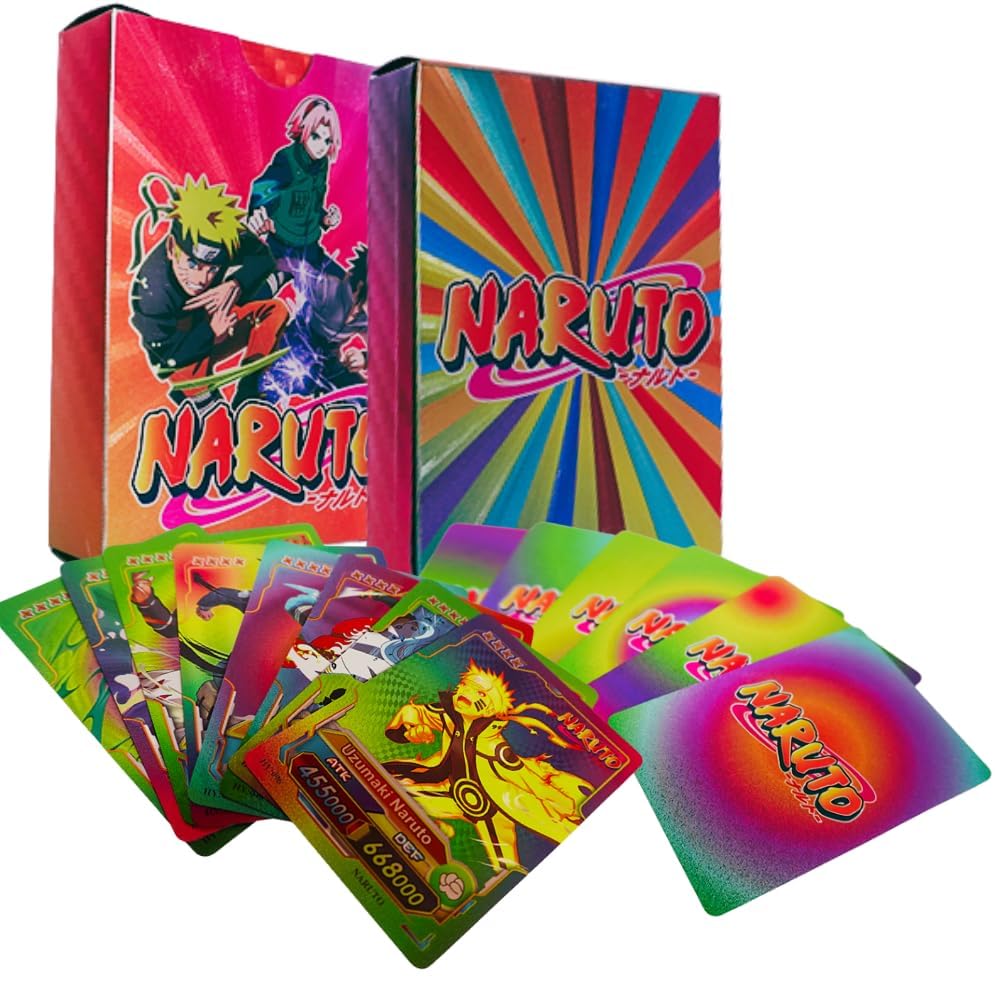 SALPITOYS Naruto RAINBOW Foil Cards Anime Namikaze Minato Kakashi Sasuke Gaara Pain Flash Shiny Game Collection Card Rare Trainer Toys Kids Gift (B0D92N7DWB) Amazon Price History, Amazon Price Tracker