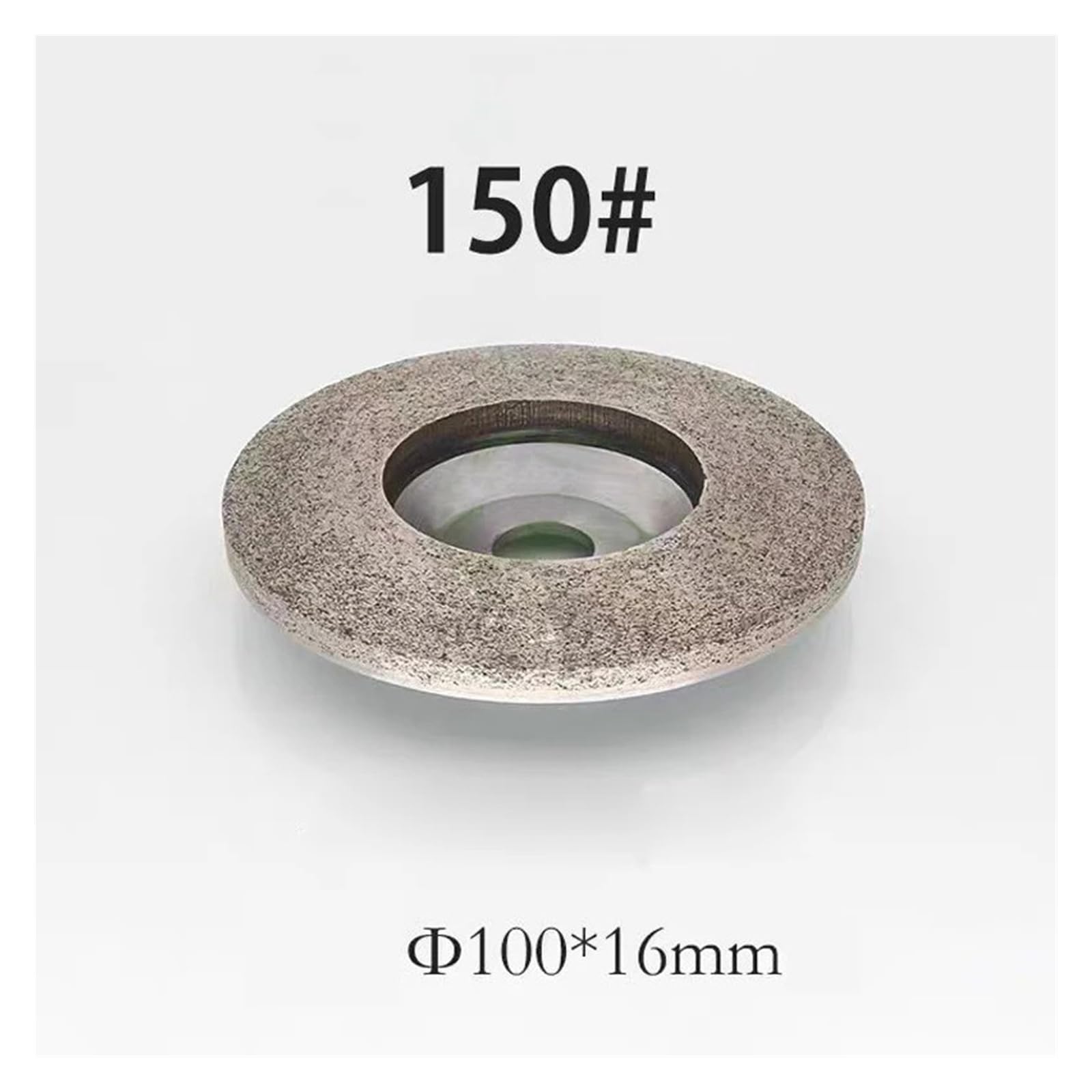 Amoladora manual Disco abrasivo de diamante sinterizado Borde angular de vidrio Rueda de pulido de bronce(80mm diameter,120)