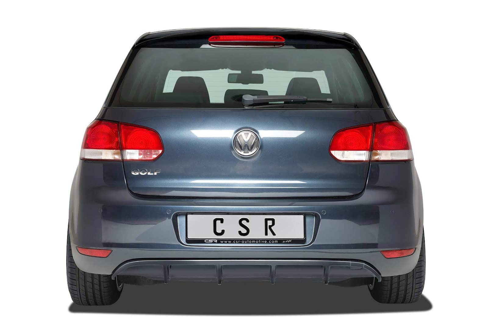 CSR-Automotive Heckflügel schwarz glänzend für VW Golf 6 Basisversion mit ABE