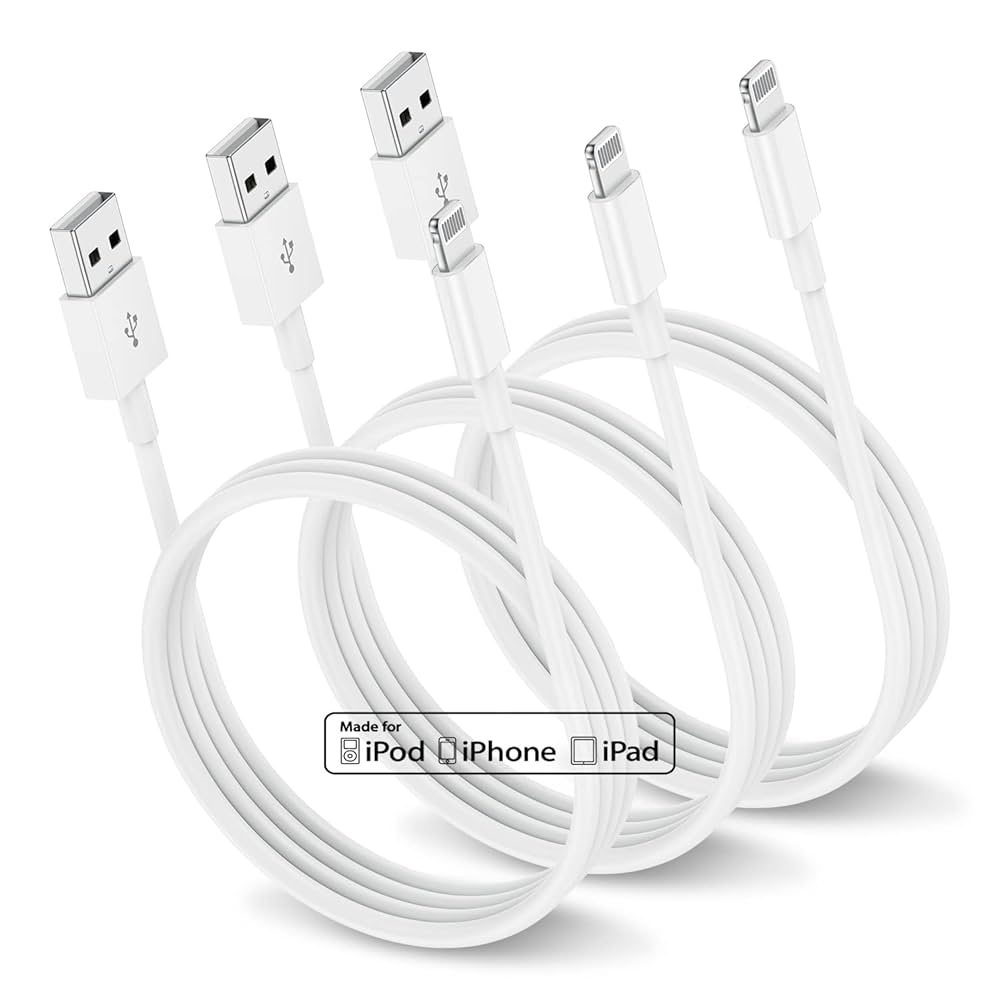 Apple iPhone 13 ホワイト 本体 + 充電ケーブル Amazon.co.jp: iPhone充電器ケーブル1m*3本、[Apple MFi 認証