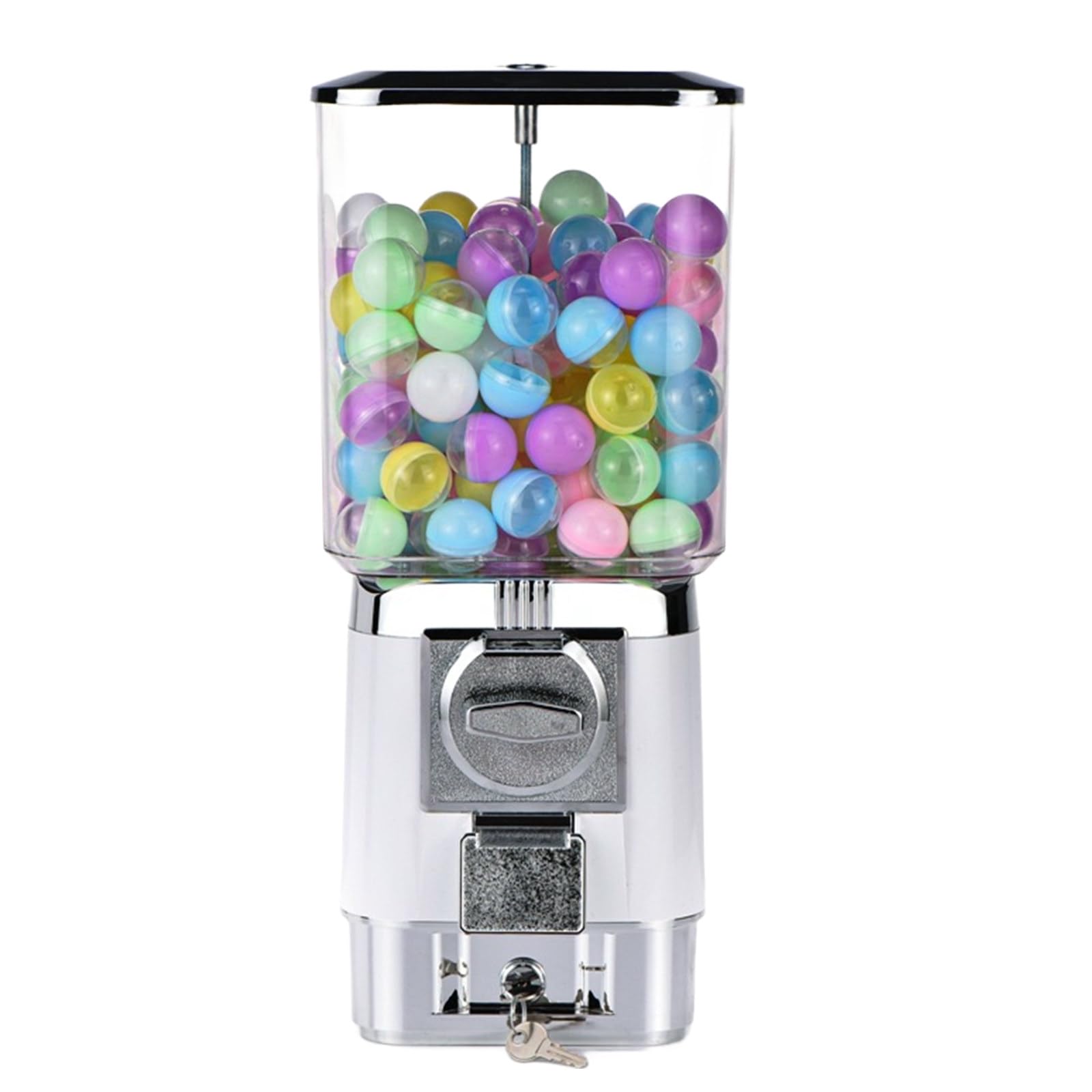 Distributeur Automatique De Capsules, Distributeur Bonbon, Machine À Capsules Automatique pour Magasins De Détail, pour La Maison, Magasin De Jeux,White