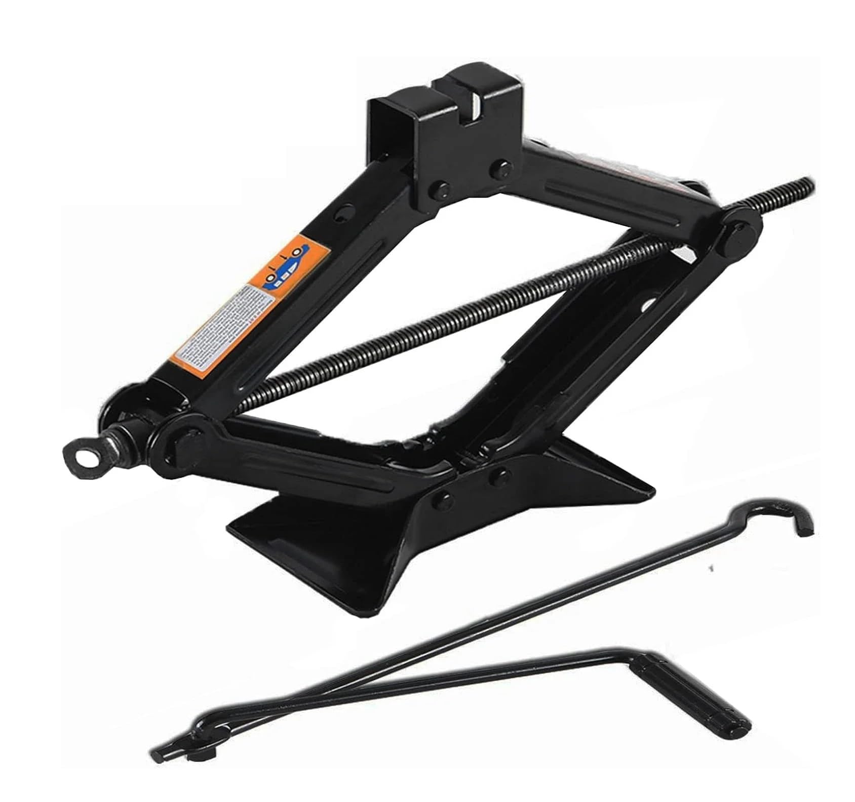 Gato de Tijera portátil 08T 1T 2T, manivela Manual, Ahorro de Trabajo para Cambio de neumáticos, reparación de vehículos, Coche, SUV, Furgoneta, Herramienta de elevación