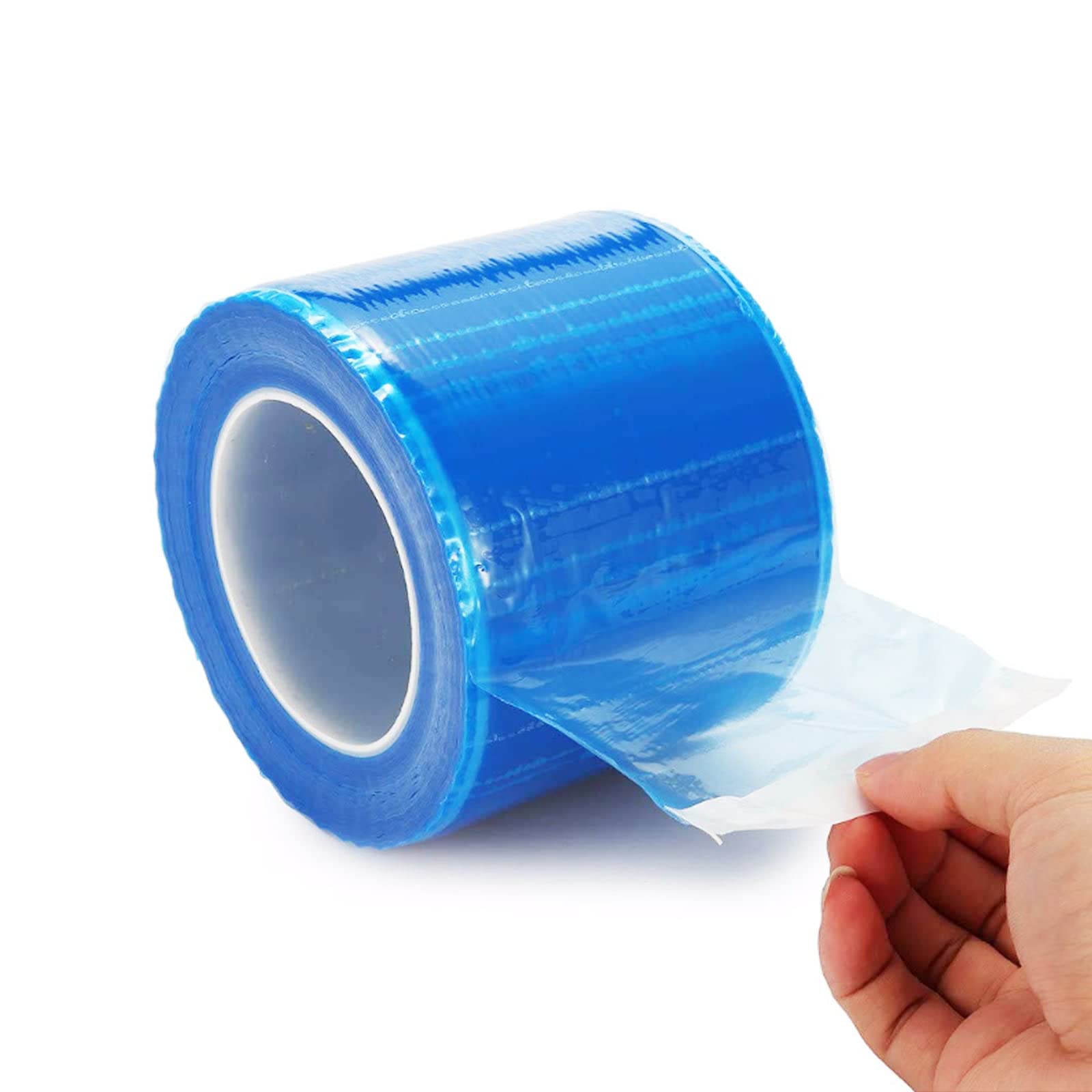 Barrier Film - TONBAO 1200 Sheets Barrier Film Roll 4" x 6" Dental Tape PE Film Barrier Tape for Dental Makeup Supply