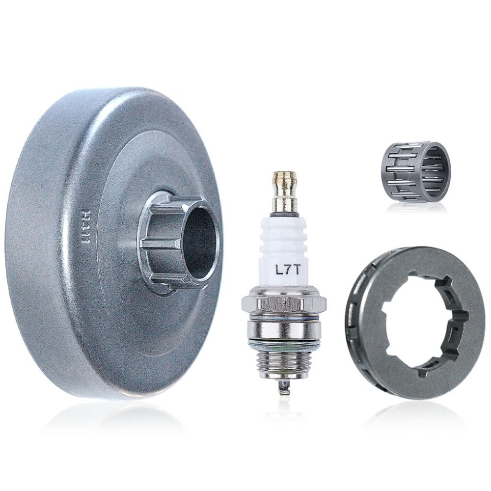 Llanta de piñón de rodamiento de agujas de tambor de embrague de 325 "apto for motosierra H 51 50 55 R 154 254 con bujía 503088702