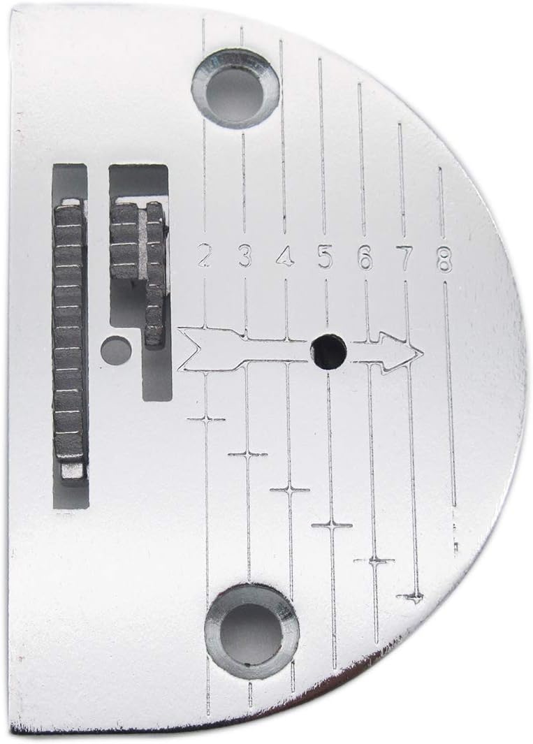 ckpsms KUNPENG - 1SET #125319LG+125261 Feed Dog and Needle Plate FIT for Singer 15-75,15-88, 15-90,15-91, 201