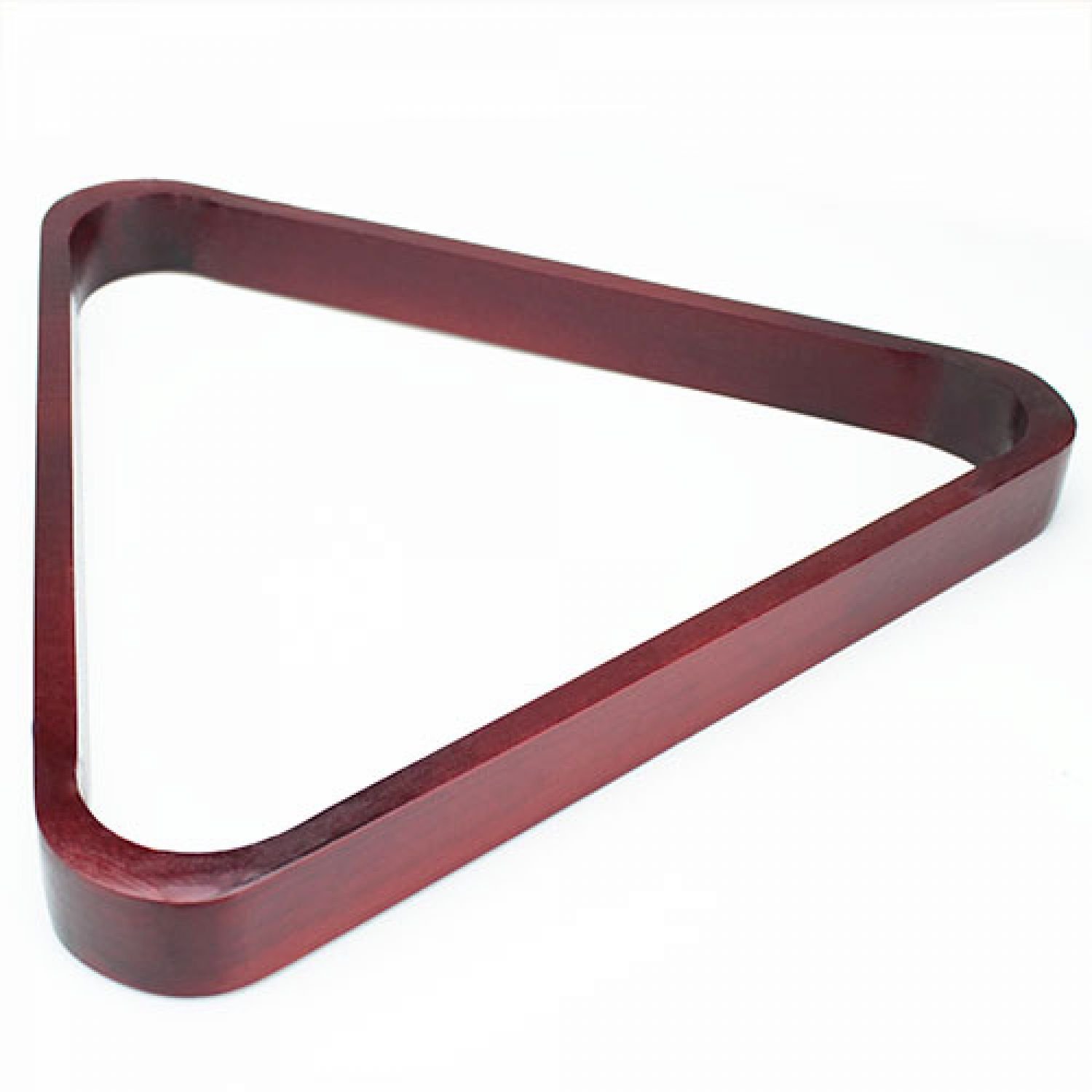 Pool Billiard Ball Rack Mahogany Billiard and Pool Ball Triangle by Felson Billiard Supplies
