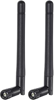 BINGFU 高ゲインデュアルバンド WiFi 2.4GHz 5GHz 5.8GHz 9dBi SMAオスアンテナ（2パック）