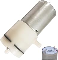 Vista 1 de Mini bomba de aire, mini bomba de vacío autocebante de 12 V con 2 abrazaderas de manguera para equipos médicos y electrodomésticos