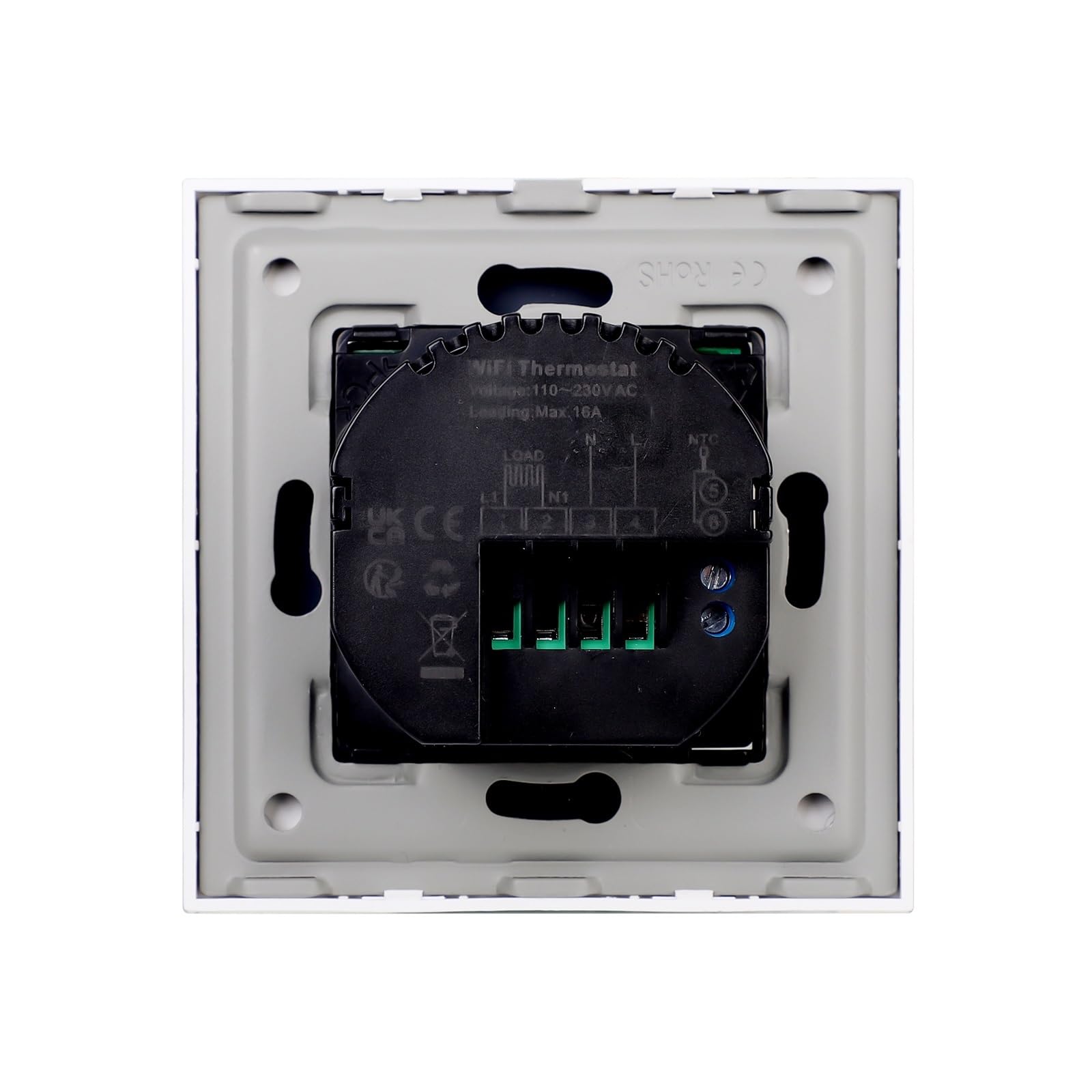 Inteligentny regulator temperatury termostatu WiFi woda elektryczna ciepła podłoga ogrzewanie kocioł gazowy działa OszczęDza Energię I Koszty Ogrzewania(Black thermostat)