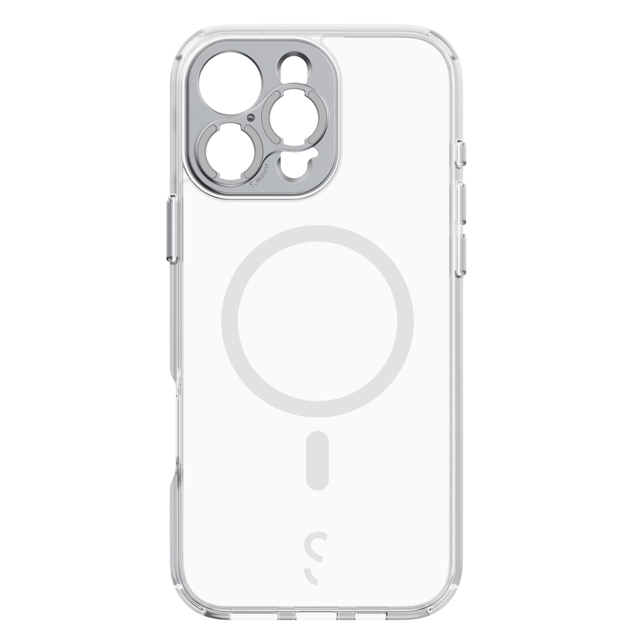 ShiftCam Custodia per fotocamera compatibile con iPhone 16, supporto per obiettivo integrato, custodia magnetica, per scattare foto mozzafiato istantaneamente (trasparente, iPhone 16 Pro Max)