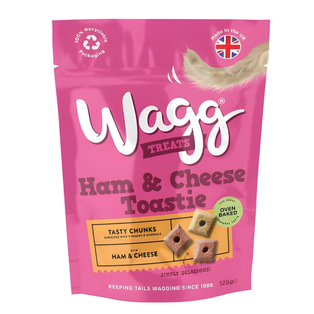 Wagg Ham and Cheese Toastie Dog Treat - 125g