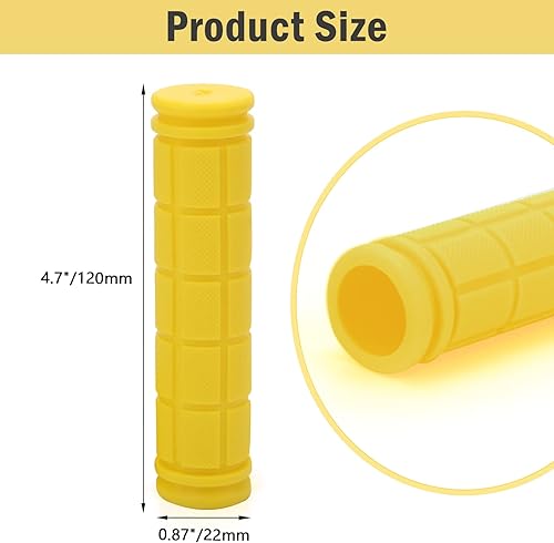 Miniatura 9 de Coolrunner Agarres de manillar de bicicleta, empuñaduras de bicicleta para niños y niñas, agarre de goma antideslizante para scooter Cruiser Seadoo