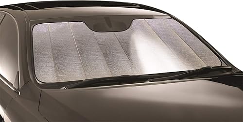 Miniatura 5 de Intro-Tech Automotive FD-906A-R Ultimate Reflector - Parasol plegable para parabrisas para Ford F-250/350 Super Duty, con sensor, color plateado