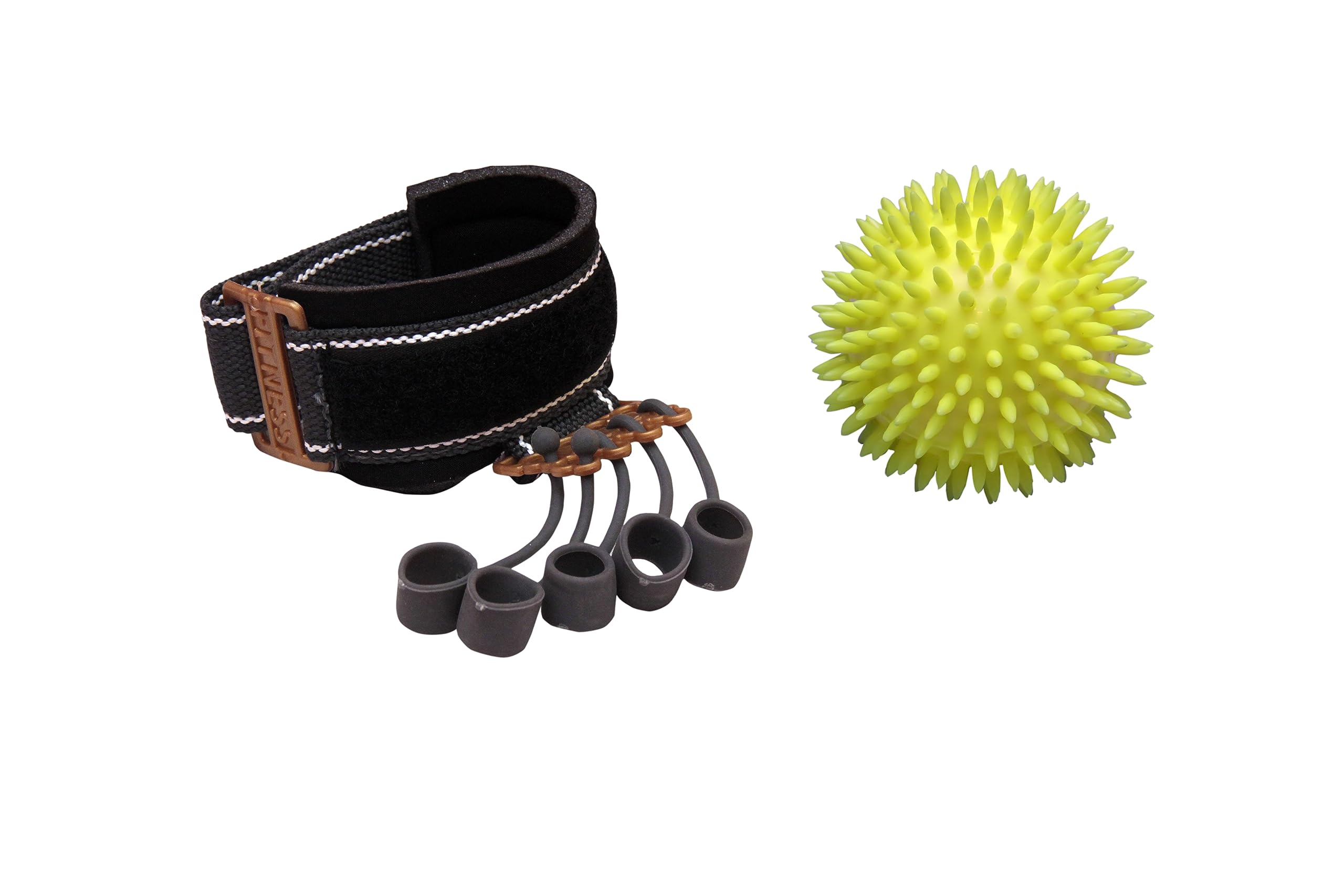 Generic Hand Exerciser - Stress Relief & Rehabilitation Tool || Finger Gripper - Adjustable Hand Strengthener & Finger Exerciser (Black) - Combo Pack of 2