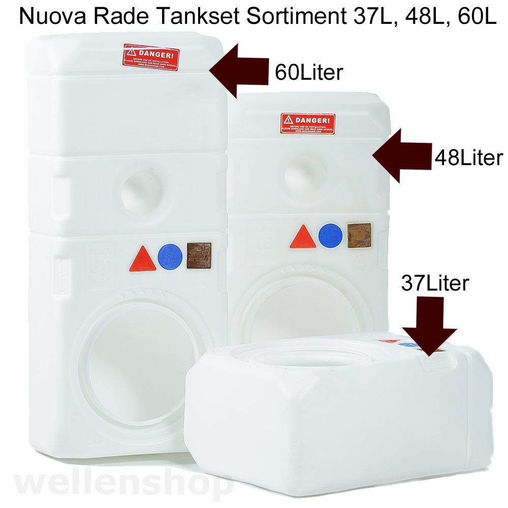 Nuova Rade Benzintank Kraftstofftank + Anschlussflansch 60L Boot & Wohnmobil