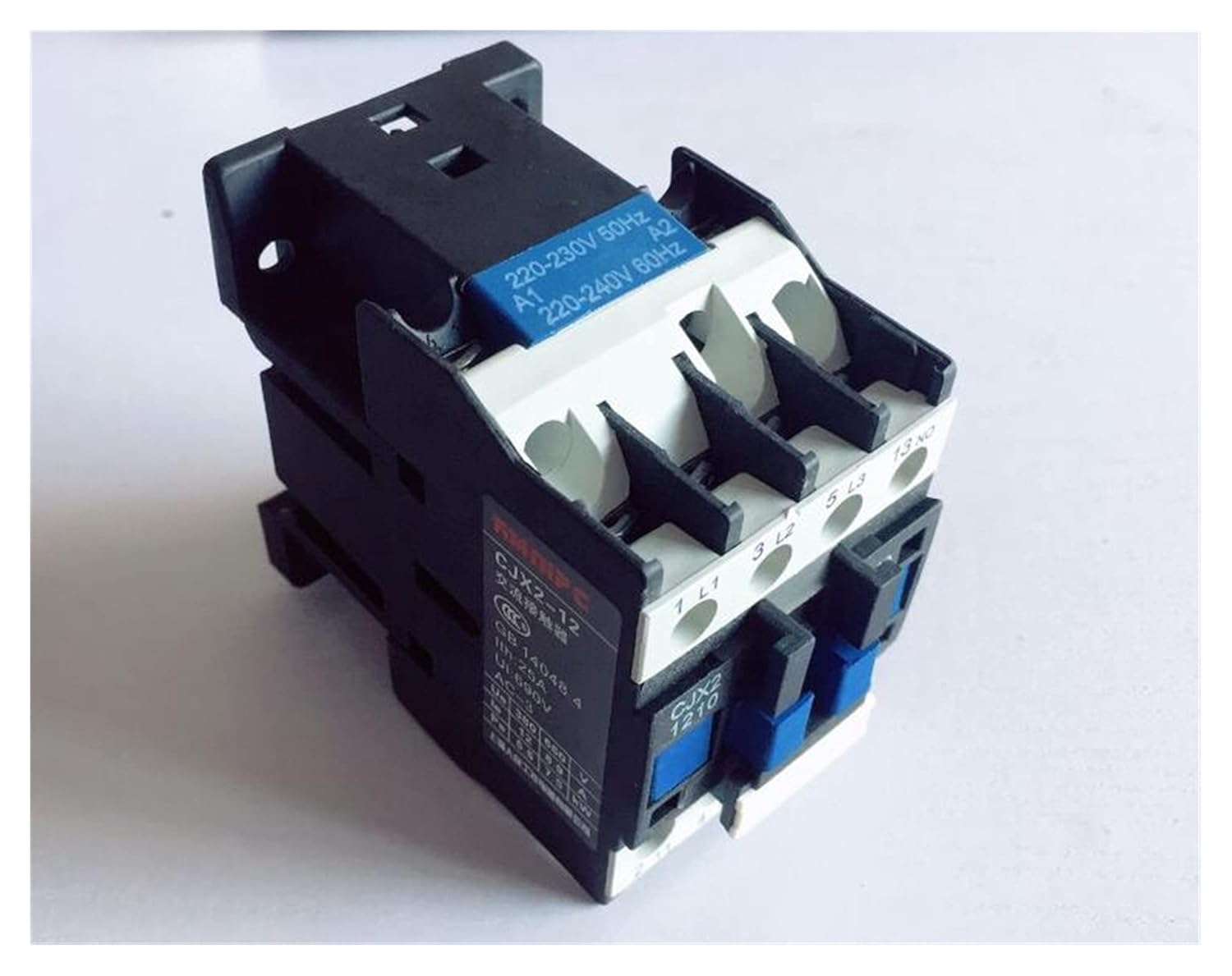 Circuit Breaker AC.Contactors CJX2-1210 12A 3- Phase NO DIN Rail Mount Electric Power Contactor 2 4V 36V 110V 220V 380V Replacement Contactor(110v)