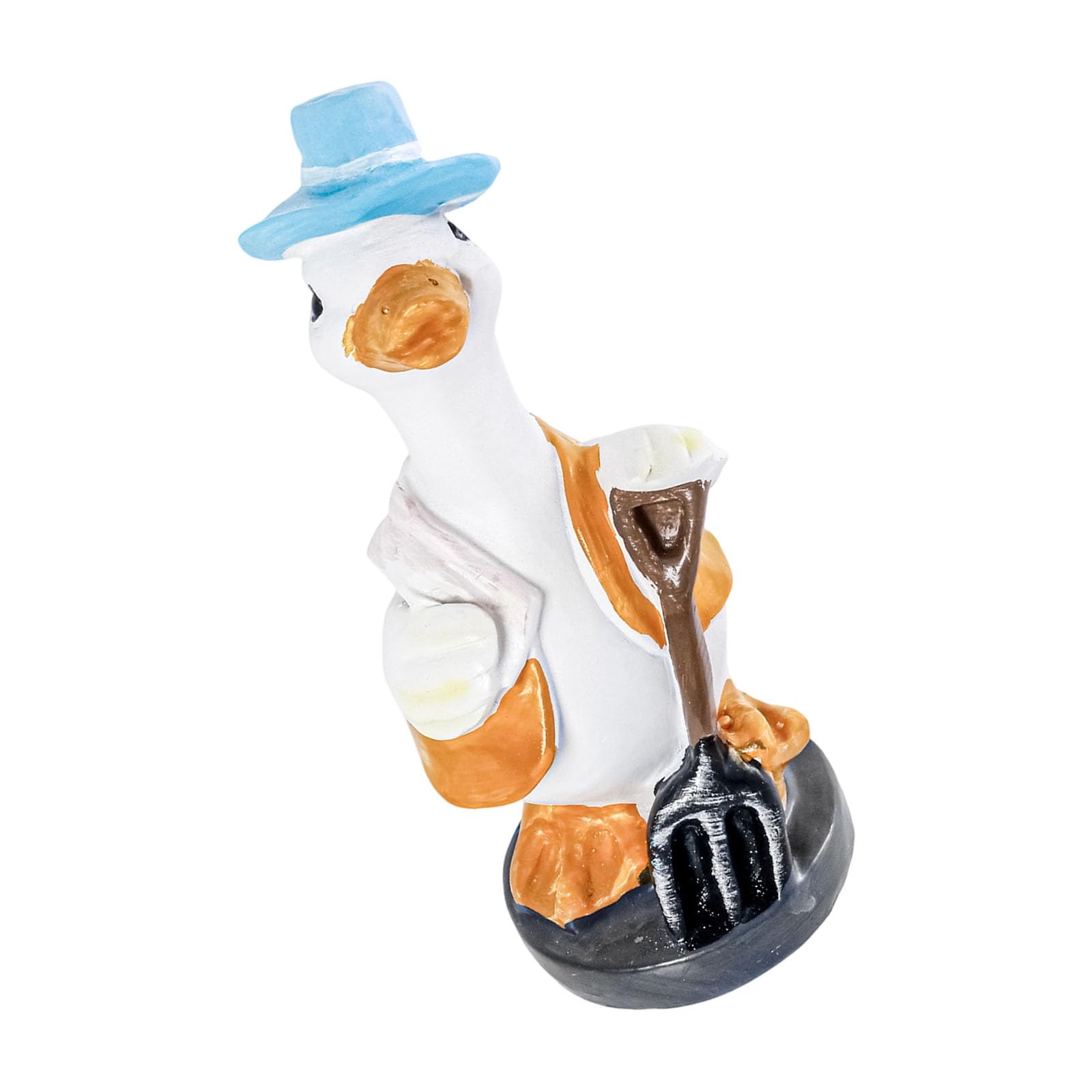 Figurine de canard en résine haute résistance pour aménagement extérieur durable