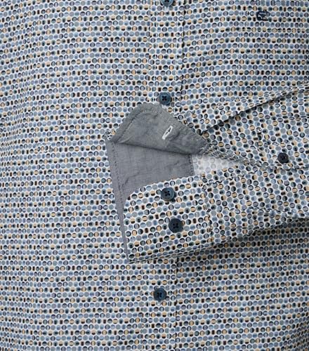 Chemise décontractée rayée CASAMODA en coton premium de qualité - 4