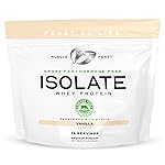 Muscle Feast Grass-Fed Whey Protein Isolate, All Natural Hormone Free Pasture Raised, Whey Isolate Protein Powder for Men and Women, Clean, Gluten-Free, Delicious Isolate Protein - Vanilla, 5lb