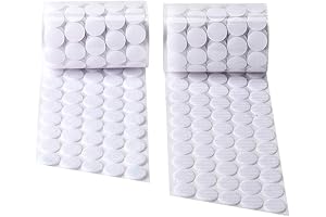 Circle Velcro Dots - 500 Pairs of Self-Adhesive Hook and Loop Dots