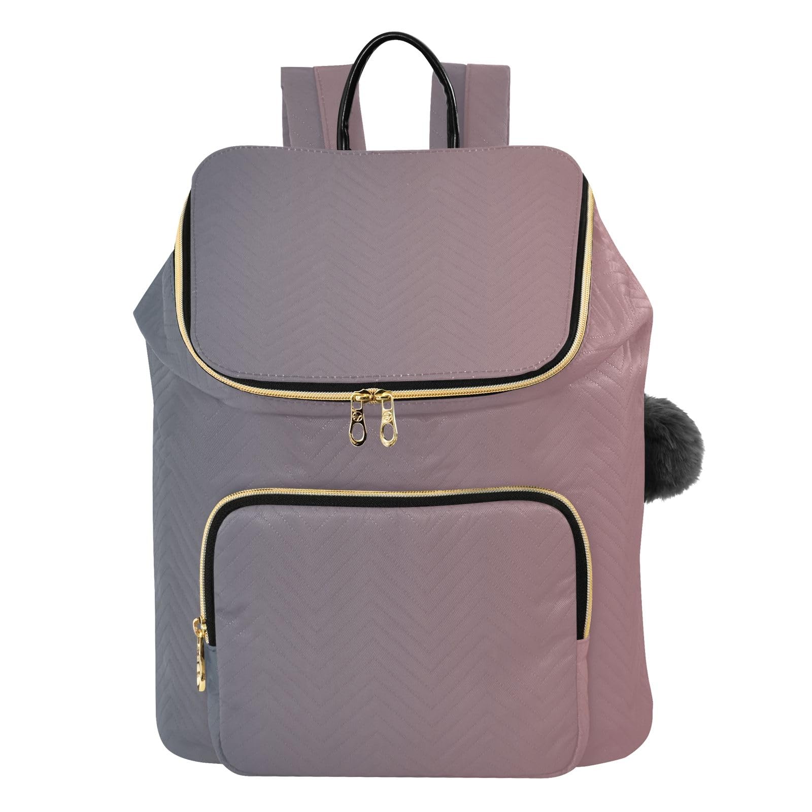 Sac à dos dégradé bleu rose en toile légère et résistante - 8