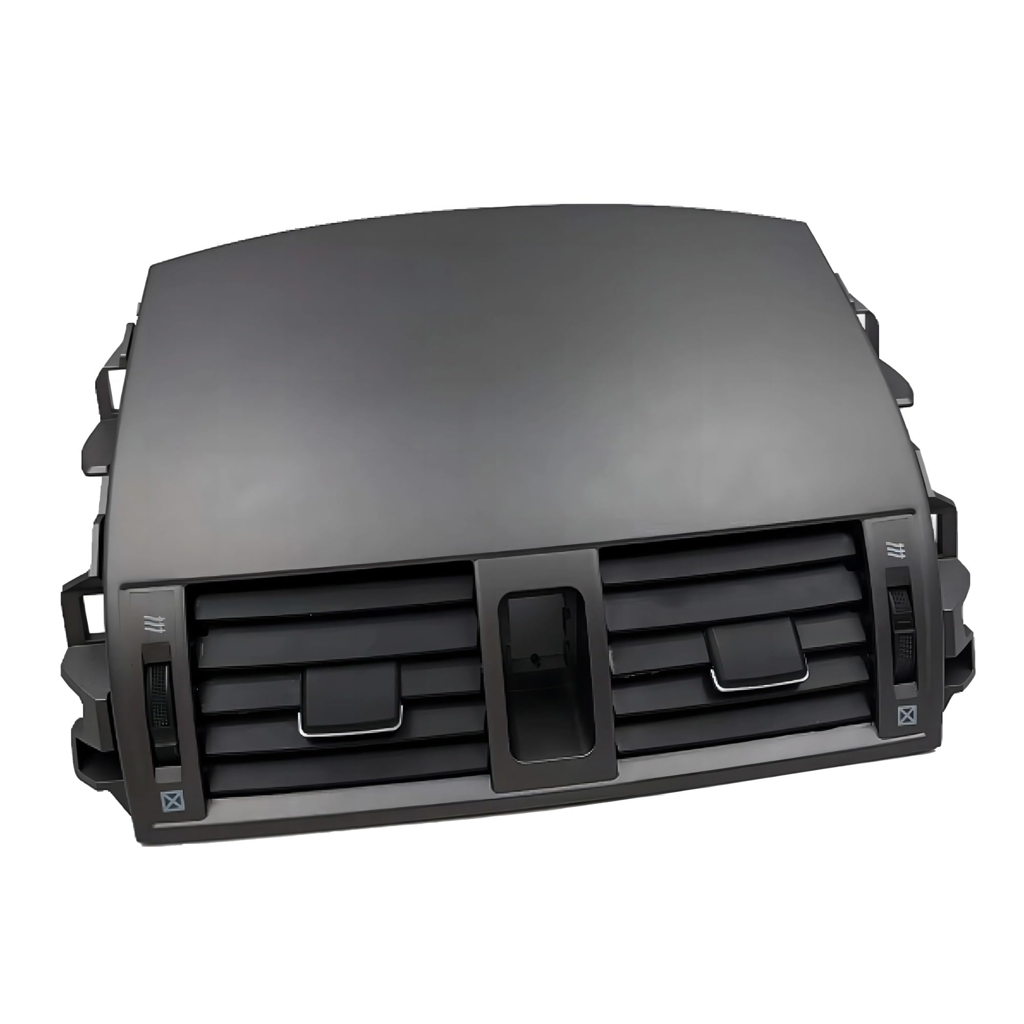 Jsyalmslw Black Middle Match Car Air Conditioning Vents For Toyota For Corolla 2009 2010 2011 2012 2013 Car Ac Vent With Assemble Kit Center Dash Air Outlet(Black Middle Match)