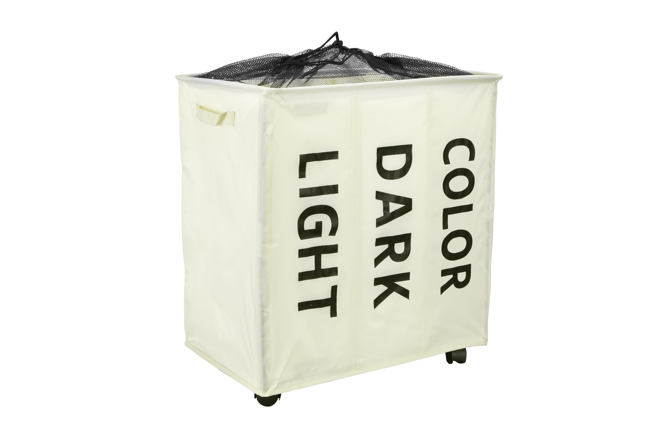 KOLORR 100L Laundry Bag for Clothes with Wheels & Compartments/Big Cloth Hamper Basket Foldable with Lid Fabric Cover – Black (B0CV5TKFB3) Amazon Price History, Amazon Price Tracker