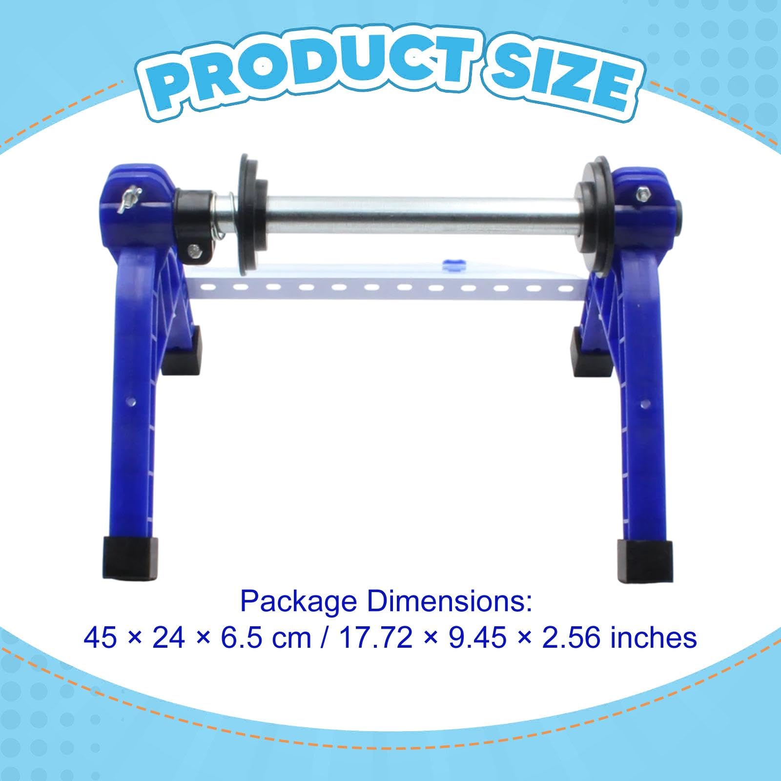 Dispensador de Film Estirable, Dispensador de Rollos de Film Transparente para Uso Doméstico E Industrial.